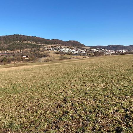 Atemberaubender Ausblick Mit Premium-Wanderwegen Vor Der Haustuer Lägenhet Albstadt Exteriör bild
